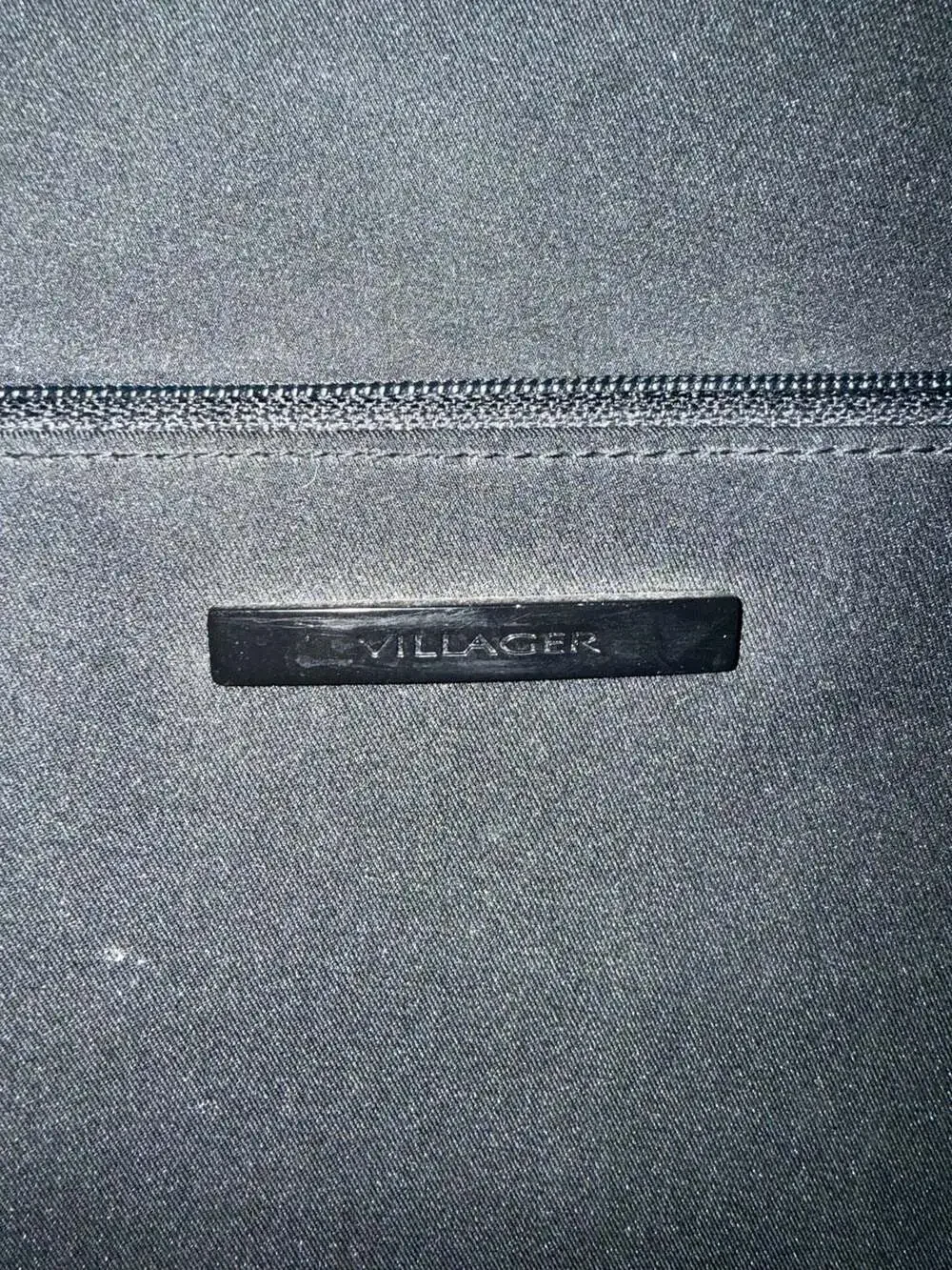 Villager A Liz Claiborne Company Black Structured Laptop Briefcase Tote